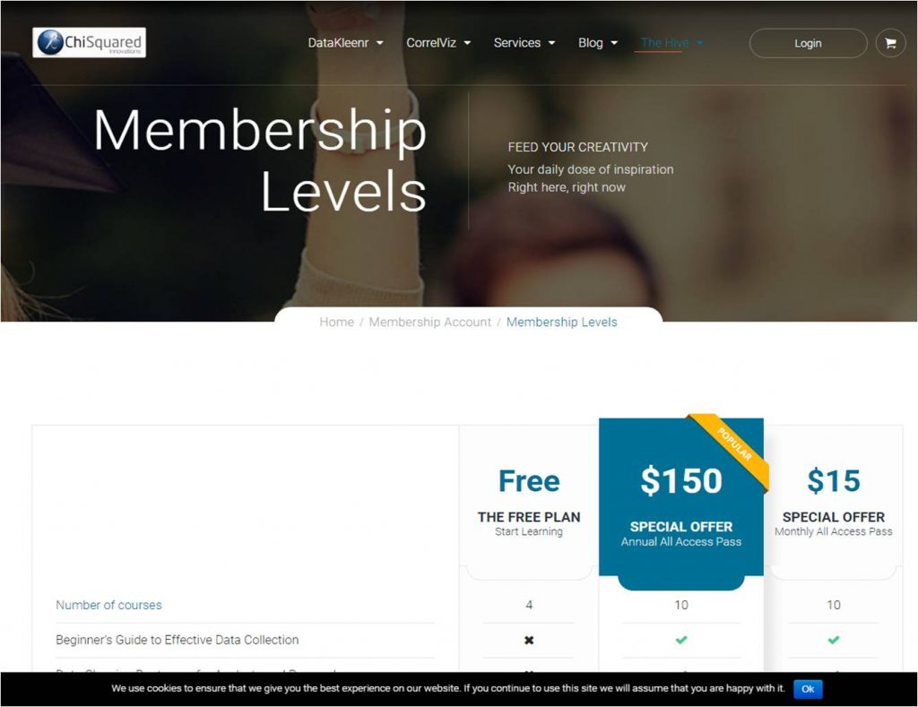 The Membership Subscription Page