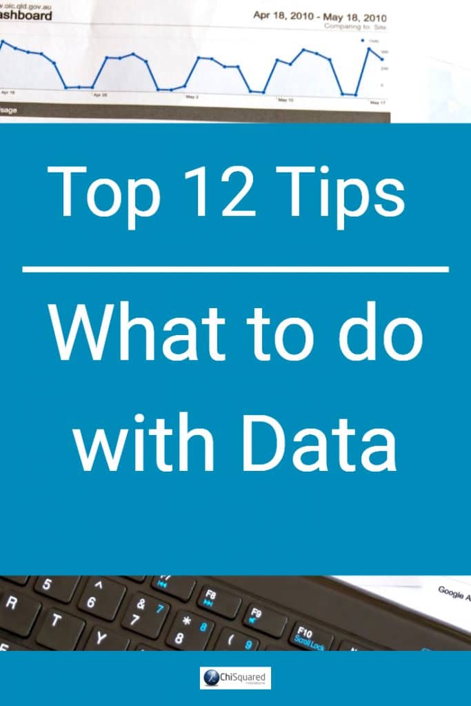 12 Tips - What to do with data #datatips