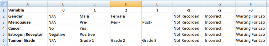 Data Coding - Keep a Code Sheet