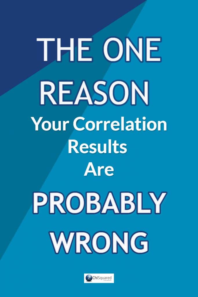 Find out the one reason your correlation results are probably wrong. #correlation #statistics #freeebooks