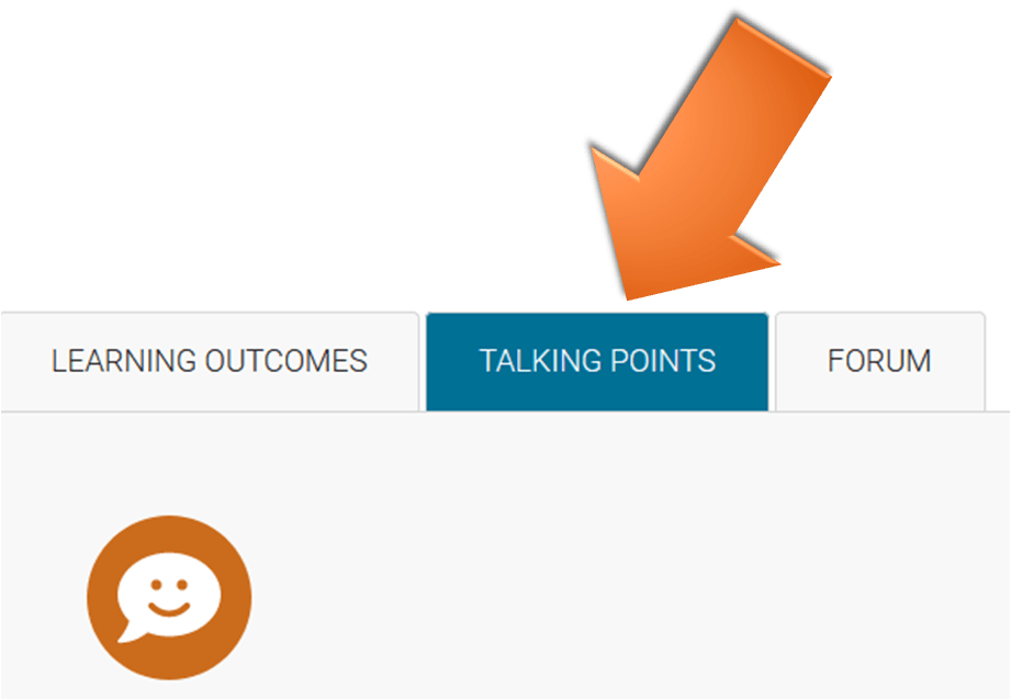 Check the Talking Points 3 Check the Talking Points
