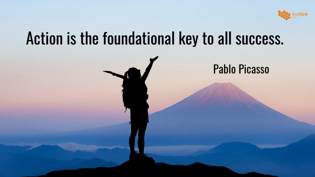 Meme - Action is the foundational key to success