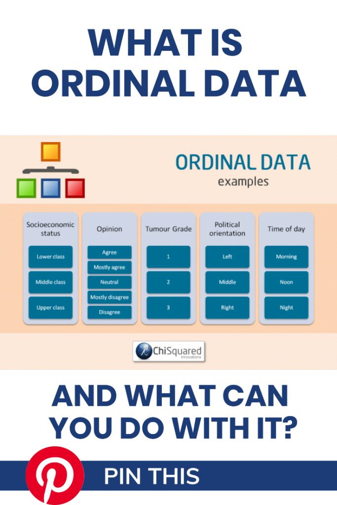 What is ordinal data?